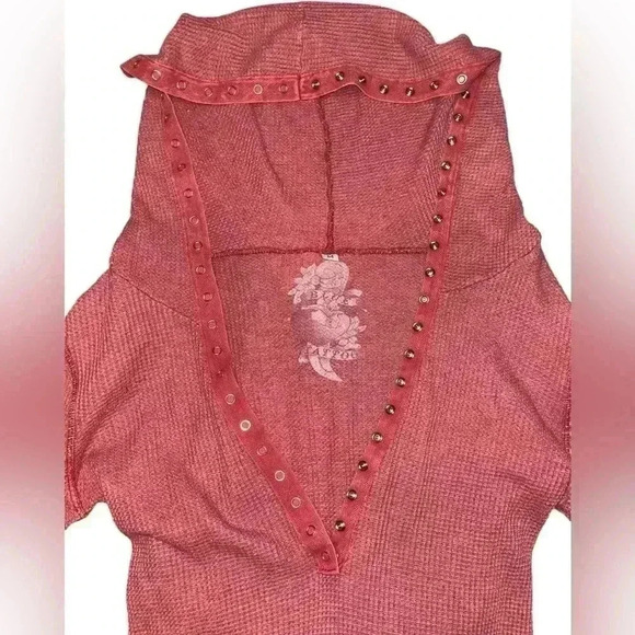 Blue Tattoo  long sleeve hooded - Picture 4 of 4